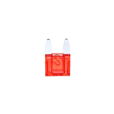 Mini fusibles 10A x 5 sous blister