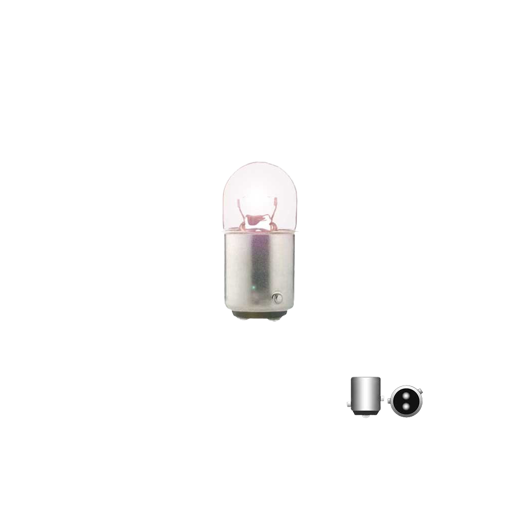 Ampoule R10W-12V TUBE Culot BA15D x 10ex allumées