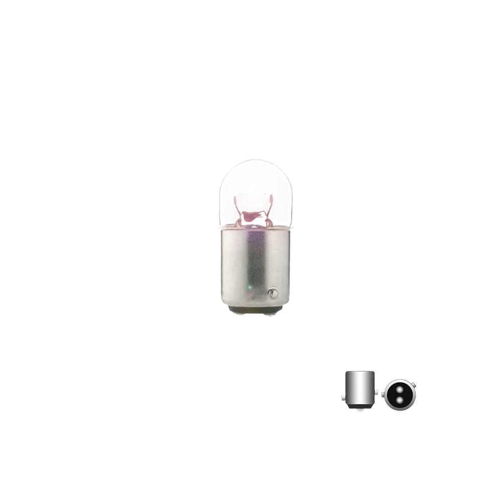 Ampoule R5W-12V TUBE Culot BA15D x 10ex allumées