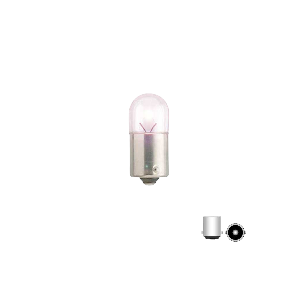 Ampoule R5W-12V TUBE Culot BA15S x 10ex allumées