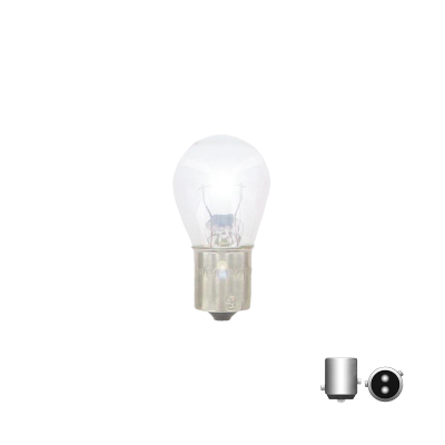 Ampoule feux stop antibrouillard Culot BAZ15D boite de 10ex allumées