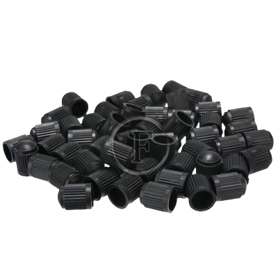 BOUCHONS DE VALVES NOIRS 100EX