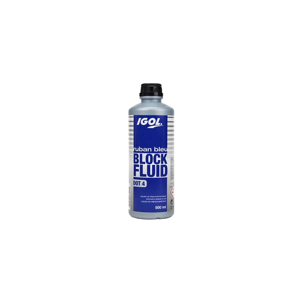 Liquide frein IGOL DOT4 Block Fluid Ruban bleu 500ml