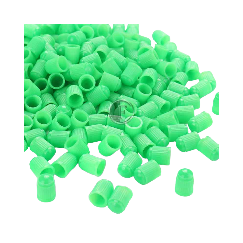 BOUCHONS DE VALVES VERTS 100EX