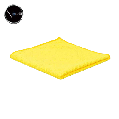 Microfibre jaune 38x38cm