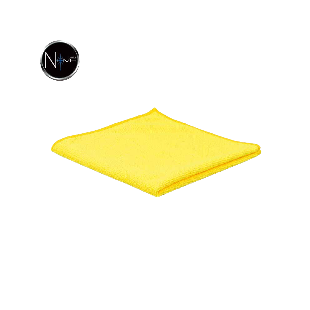 Microfibre jaune 38x38cm