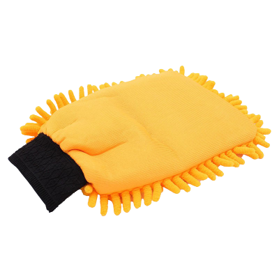 Verso du gant Rasta microfibres orange