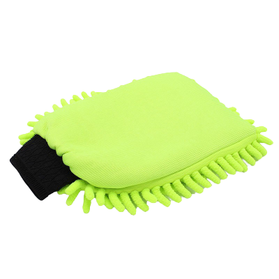Verso du Gant Rasta microfibres vert