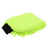 Verso du Gant Rasta microfibres vert