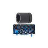 Coffret 8 douilles courtes 1 pouce 27 à 50mm