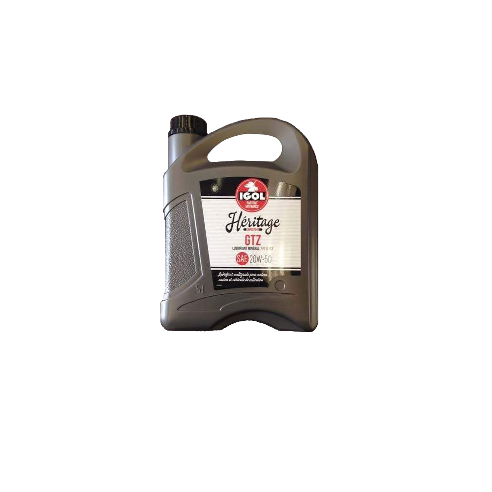 bidon 5l Huile Héritage Igol 20w50