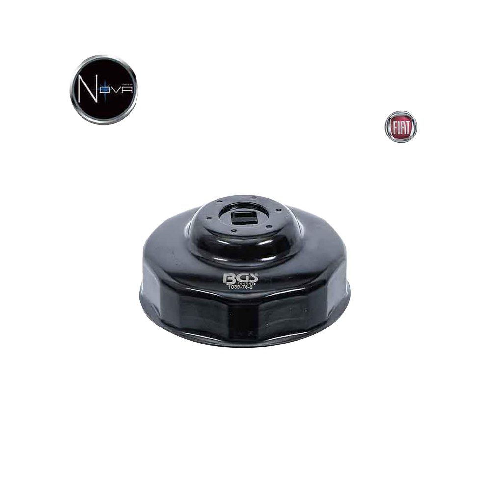 Cloche filtre à huile 8 pans Ø 76mm Fiat et Lancia