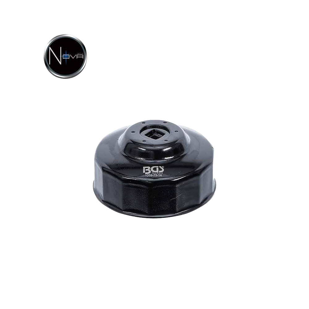 Cloche filtre à huile 14 pans Ø 73mm