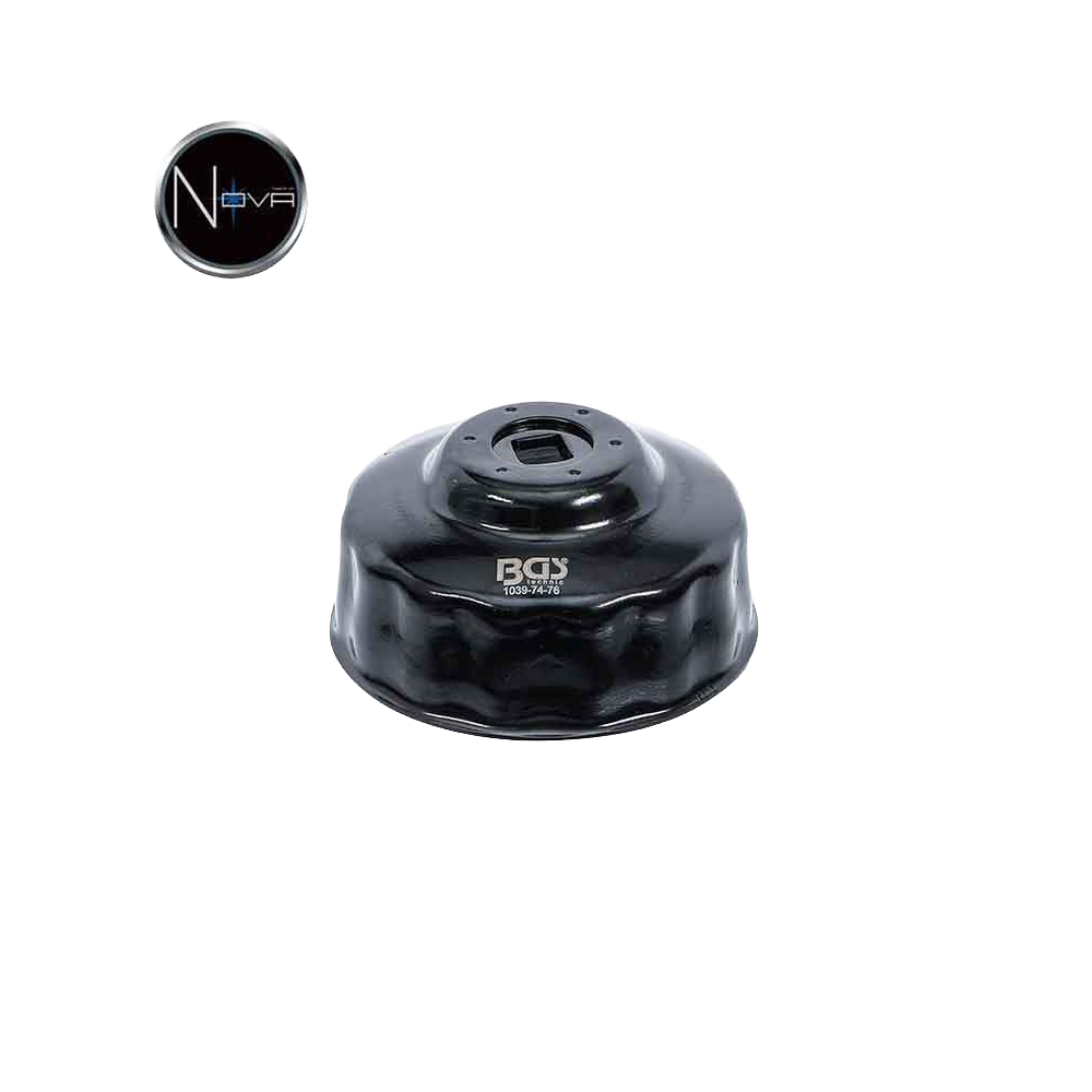 Cloche filtre à huile 15 pans Ø 74-76mm Audi Ford Mercedes Opel VW