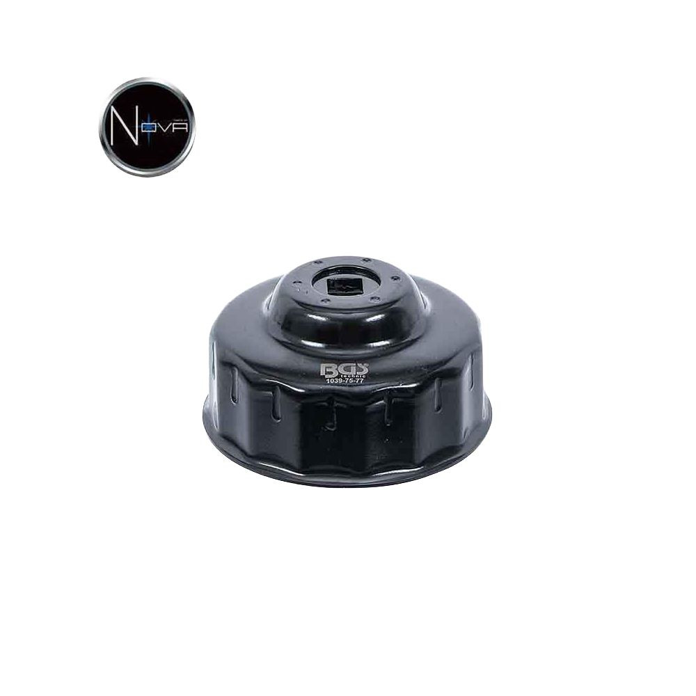 Cloche filtre à huile 15 pans Ø 75-77mm Audi Ford Isuzu Mercedes Opel VW