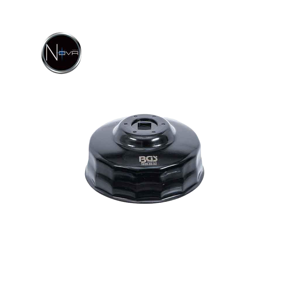 Cloche filtre à huile 15 pans Ø 80-82mm Honda Mazda Nissan Subaru Toyota