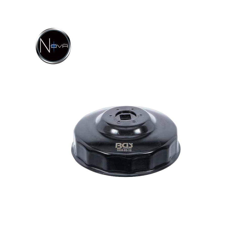 Cloche filtre à huile 15 pans Ø 93mm Honda Mazda Mitsubishi Nissan Volvo