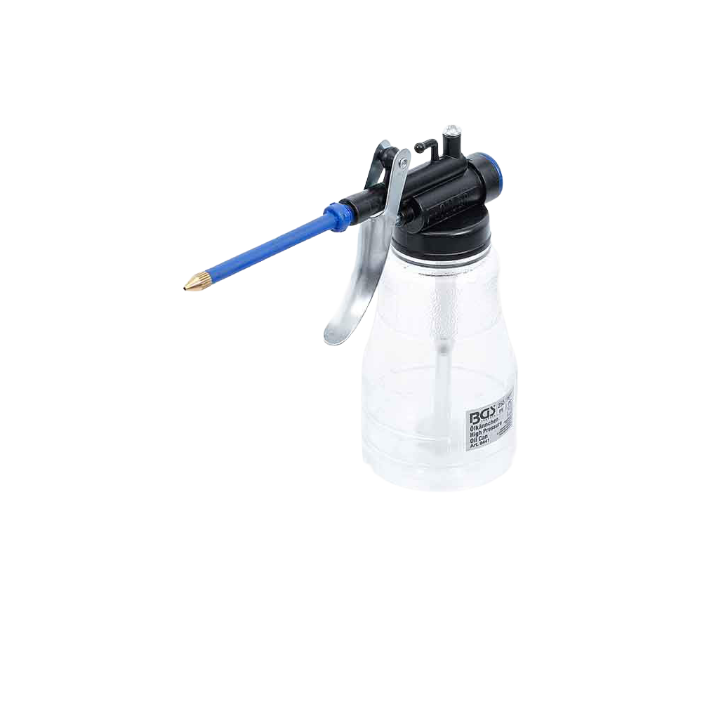 Burette d'huile en plastique vide