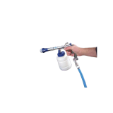 Pistolet en action sur moteur
