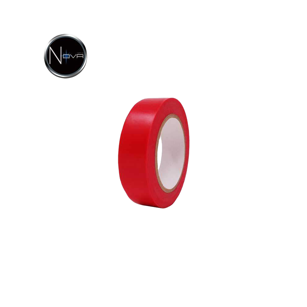 Ruban isolant PVC rouge 19mm x 110m