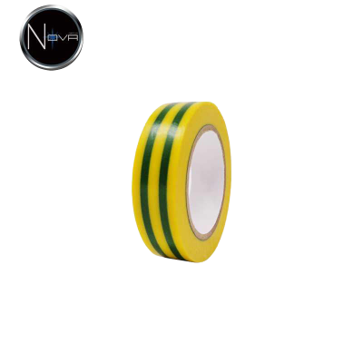 Ruban isolant PVC vert/jaune 19mm x 110m