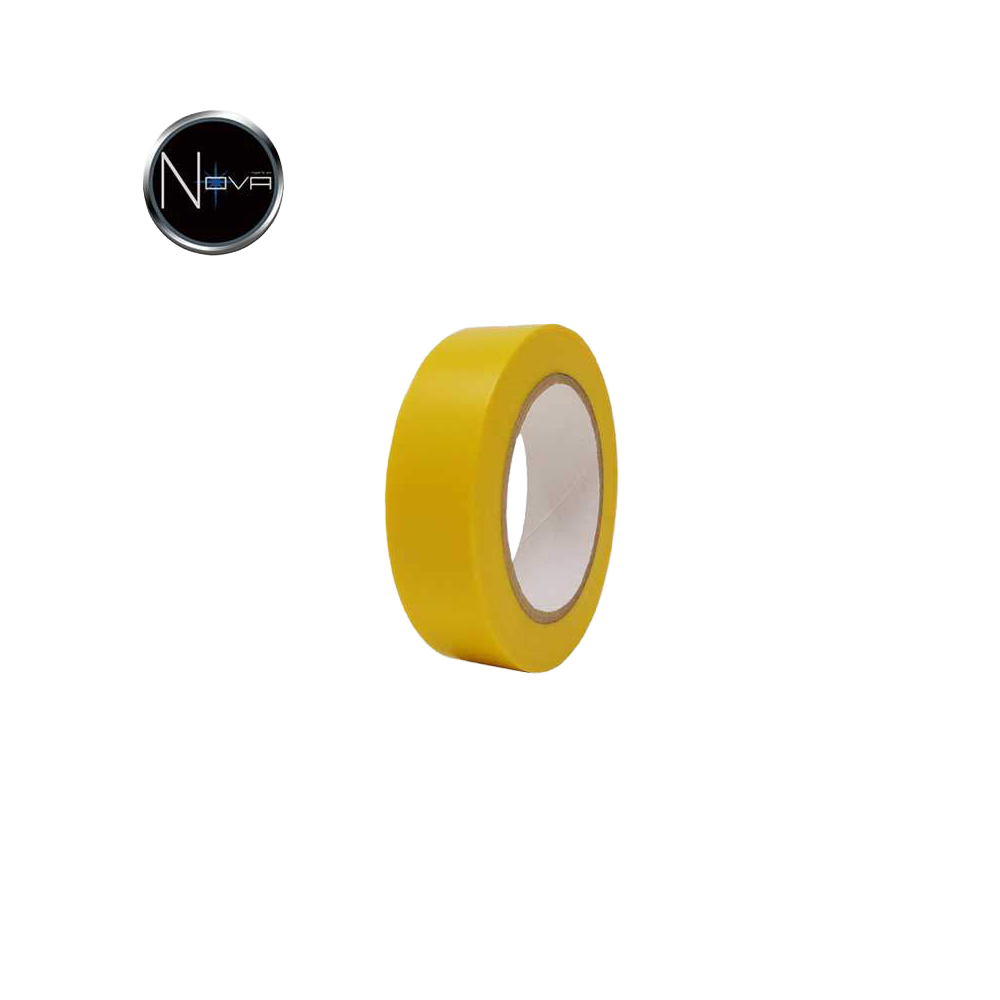 Ruban isolant PVC jaune 19mm x 110m