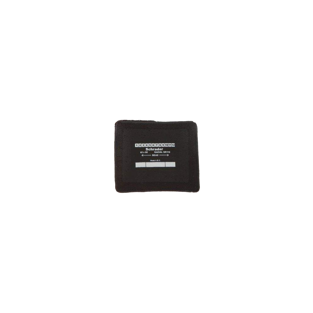 Emplâtre radial SR110 65X80MM Schrader 1 pli