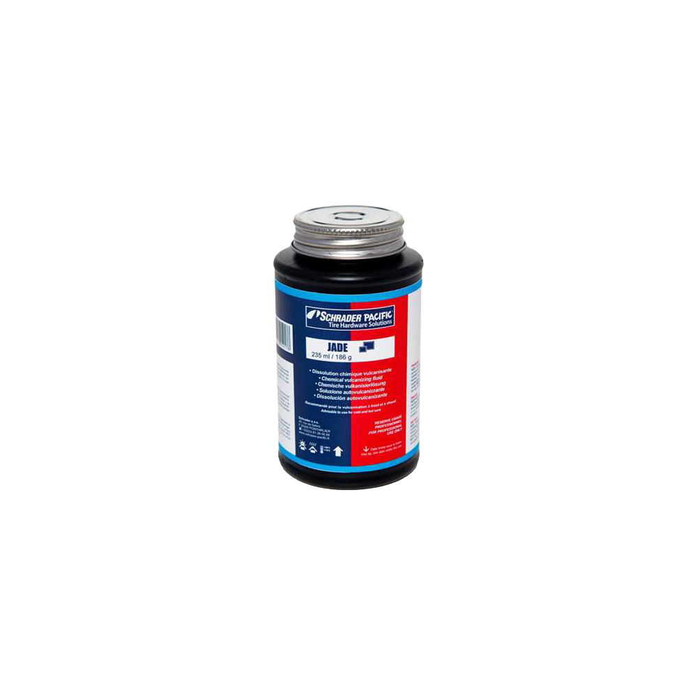 Colle Schrader Jade couleur bleue avec pinceau 235ml