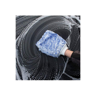 Gant de lavage à double microfibres