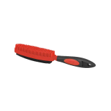 Brosse à main bi-faces en caoutchouc