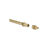 La rallonge de valve de pneu en métal 125 mm avec bouchon démonté