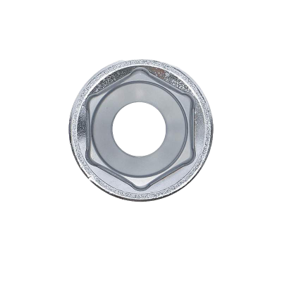 Vue dessus de la douille 6 pans 23mm longue