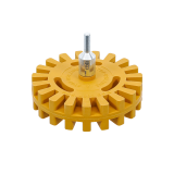 Gomme enlève autocollants Ø 100 mm pour perceuse