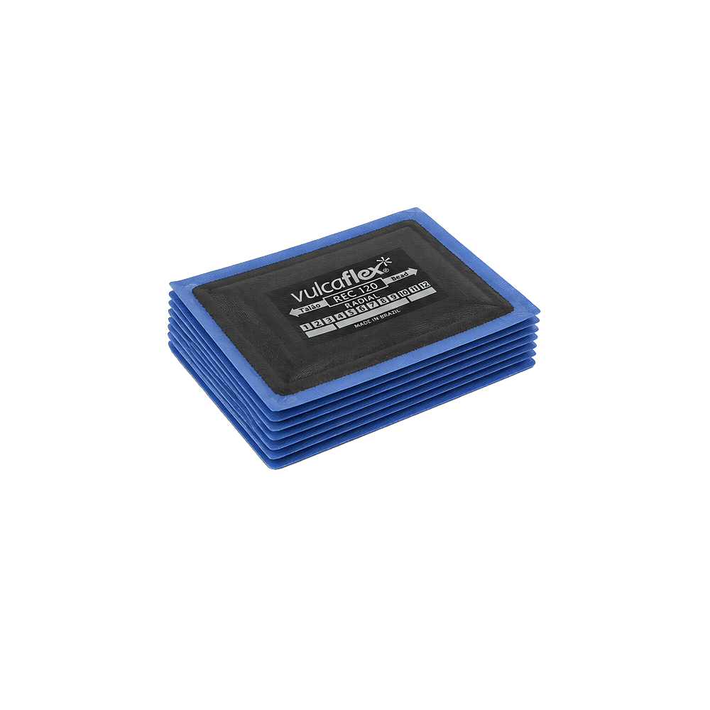 Patch radial Vulcaflex REC-120 80 × 125 mm - Boîte de 10