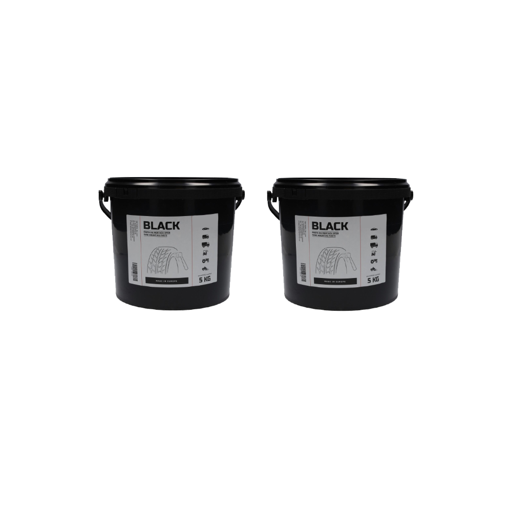 Crème de montage noire 5KG pour pneu - 2 pots - EShopGarage.com