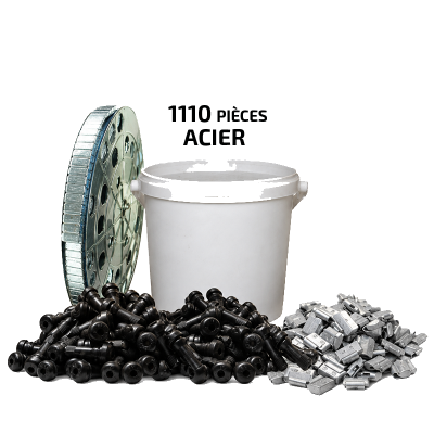 Pack équilibrage acier complet 1111 pièces - EShopGarage.com
