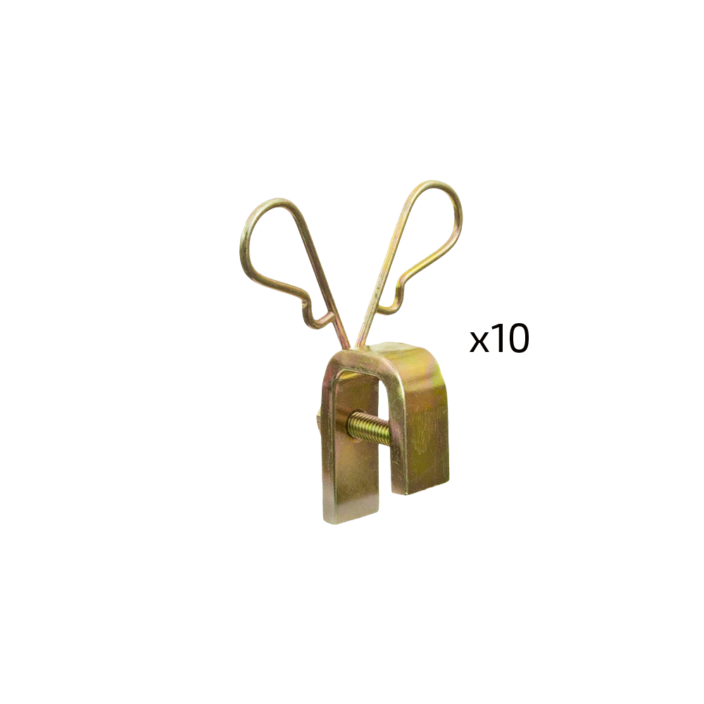 Patte de fixation double pour rallonge par 10ex