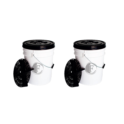 Lot de 2 seaux de lavage 20 Litres