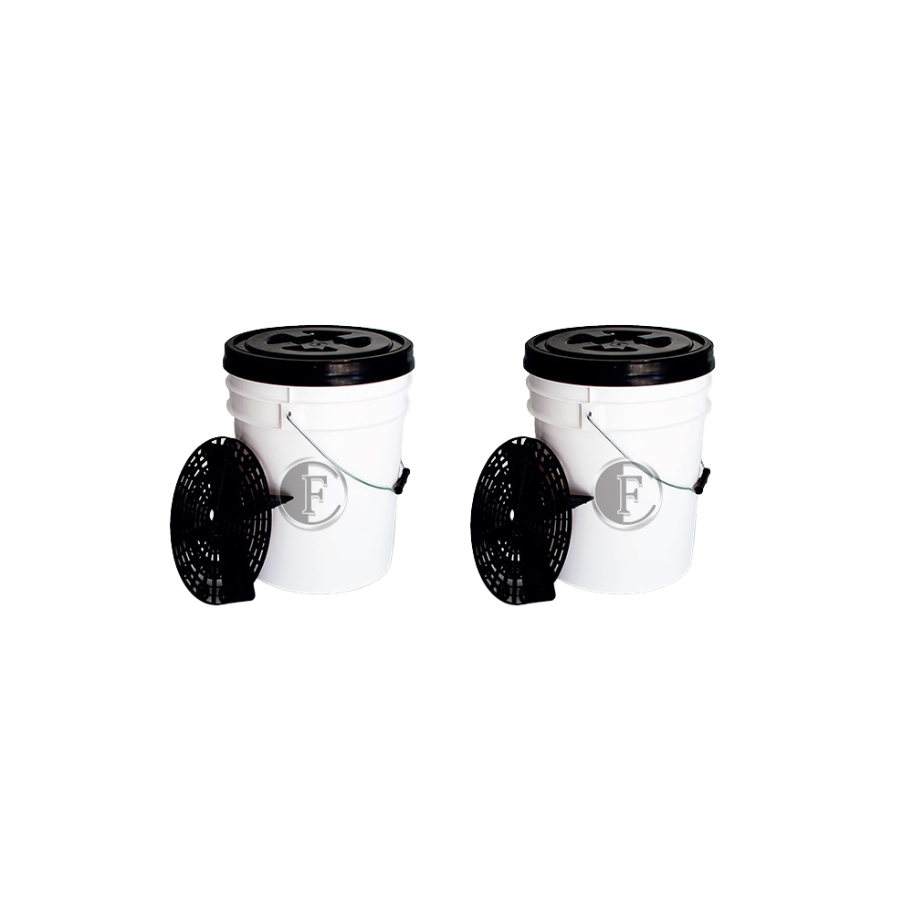 Lot de 2 seaux de lavage 20 Litres